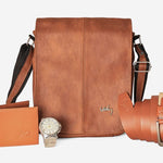 Kit Hombre Exitoso - Carriel 27 cm RELOJ Correa Billetera