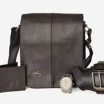 Kit Hombre Exitoso - Carriel 27 cm RELOJ Correa Billetera