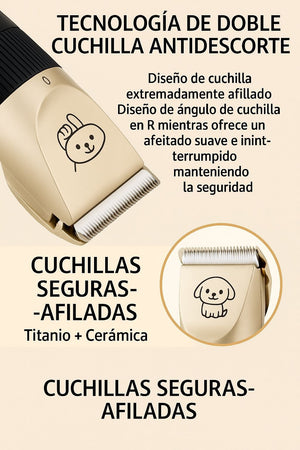 MimoPet™ - Kit Maquina Cortadora de Pelo para Mascotas