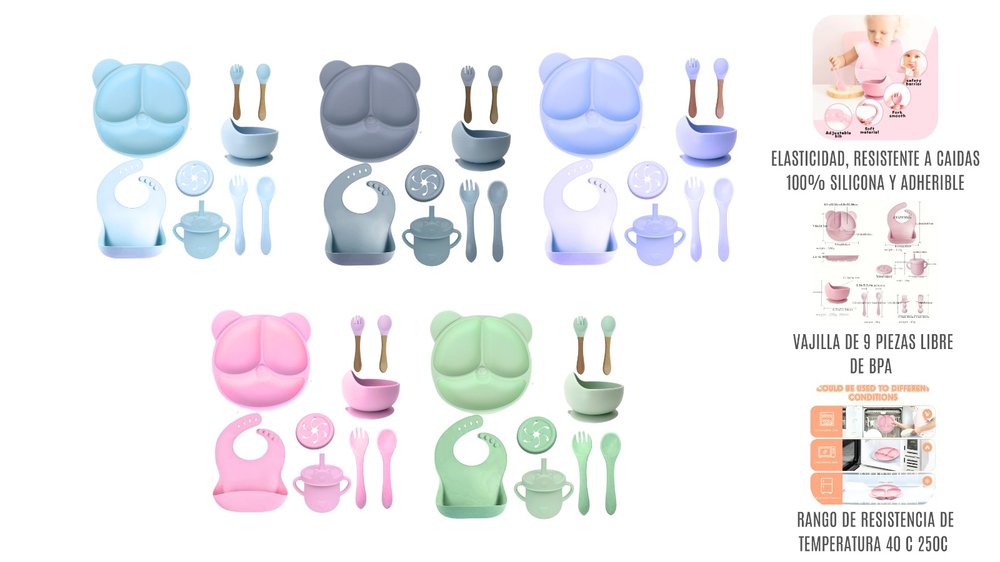 Petit Oso® VAJILLA 10 PIEZAS OSITO